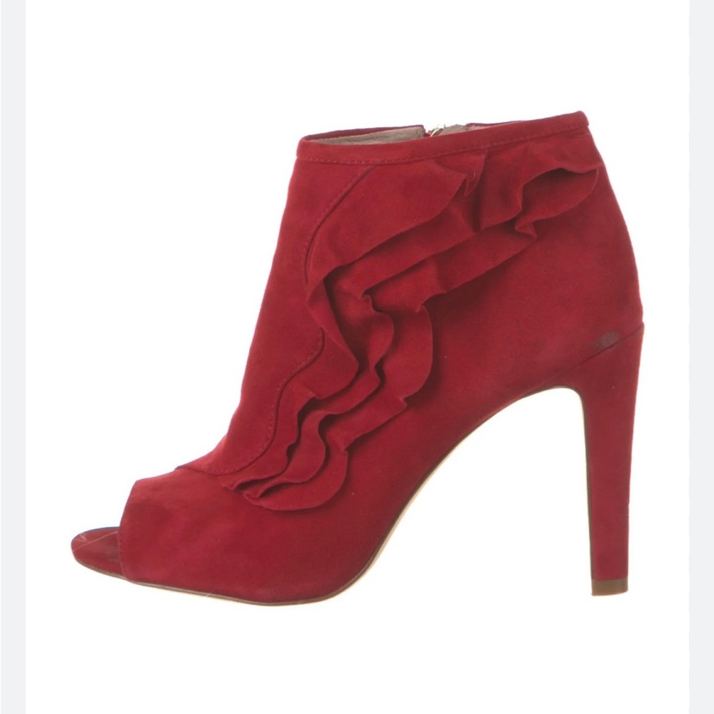 Louise et Cie Red Ankle Booties